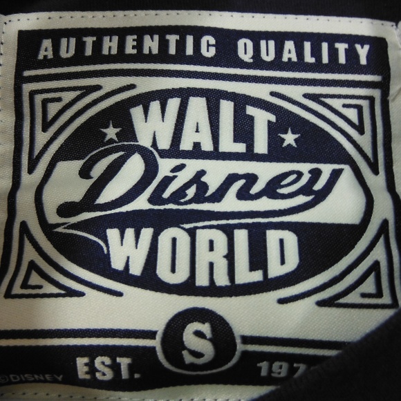 Mens Walt Disney Vintage Style Navy Blue T- Shirt - Picture 4 of 8